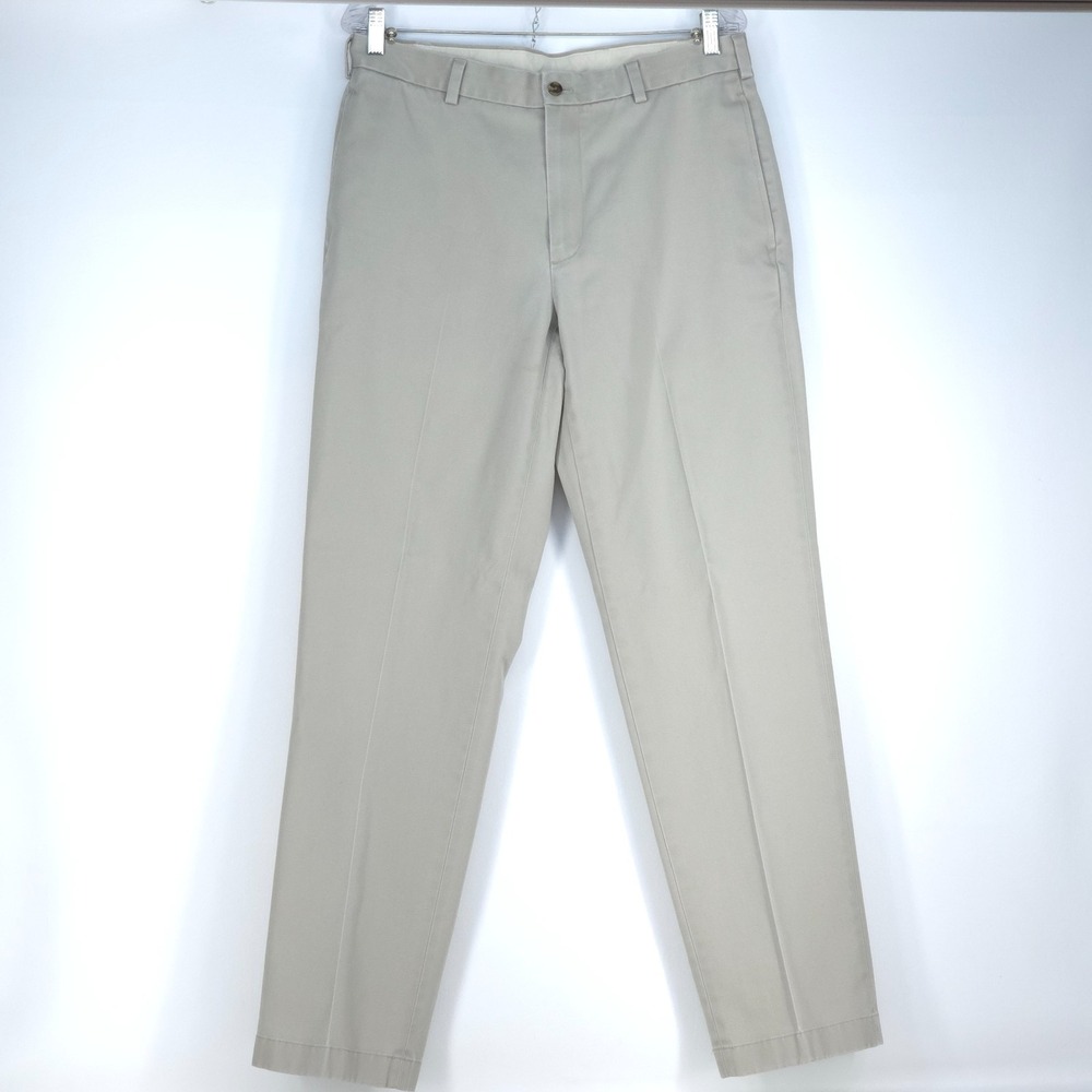 Brooks‎ Brothers Advantage Chino Clark Fit Pants Mens 34x32 Cotton Officewear